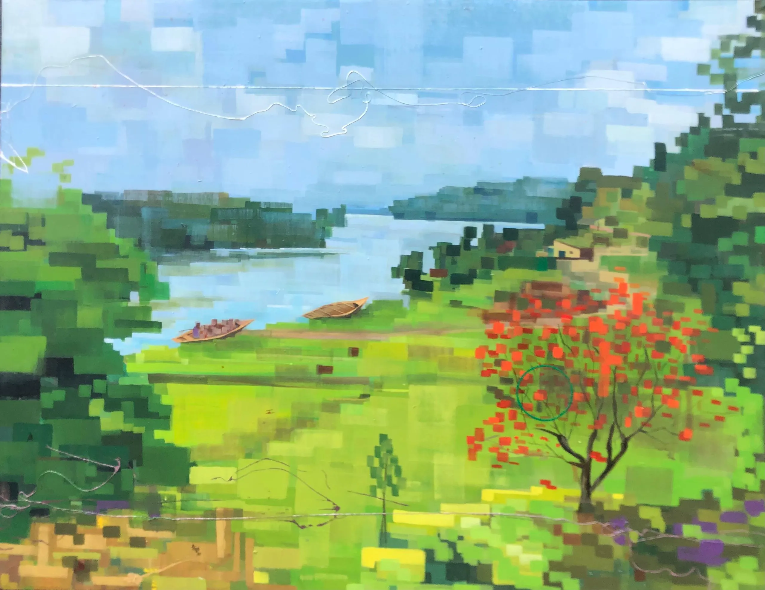 Silent morning by the watters